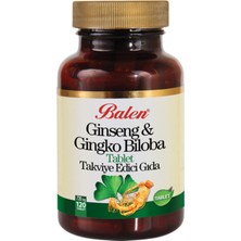 Balen Ginseng ve Gingko Biloba 720 Mg 120 Tablet