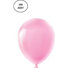Vatan Balon Tek Renk Pembe VT392 (100 Lü Paket)