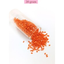 Kesme Cam Boncuk 2mm - 20 Gram - Turuncu -BNC305