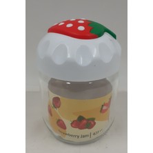 Çilek Desenli Kavanoz 1 Adet 425 cc ROYALEKS-CK425