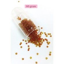 Dökme Cam Kum Boncuk (8/0) 3 mm - 60 Gram - Şeffaf Açık Kahve - BNC189