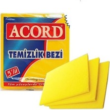 Temizlik Bezi 35X40 cm 3'lü Sarı ROYALEKS-NRX-F547