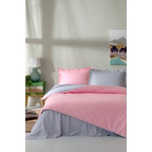 Özdilek Colormix Pembe Tek Kişilik Ranforce Nevresim Takımı
