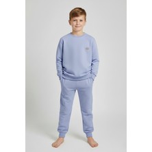 Bisiklet Yaka Erkek Çocuk Eşofman Takımı - 16004