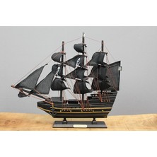 Ahşap Korsan Gemisi 35X40 cm