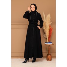 Doque Kışlık Kadın Kaşe Pardesü Kapşonlu 58008