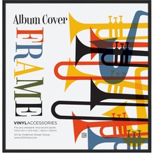 12,5 x 12,5 Albüm Çerçevesi Parlak Pleksiglas ve Şık Minimalist Tasarımlı - Duvara Monte - Asma Donanımı Dahil