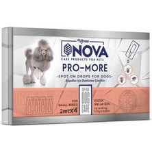 Nova Köpek Küçük Irk Bitkisel Ense Damla (2ml*4 Adet) 10KG'A Kadar