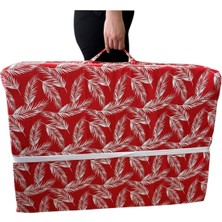 Katlanır Yatak Yer Yatağı Sünger Yatak Taşınabilen Tek Kişilik 80X180 Kırmızı Tüylü 6 cm