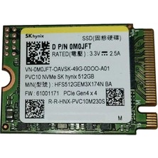 Sk Hynix PVC10 512GB 5800/4000MB/S GEN4X4 M.2 22X30 SSD