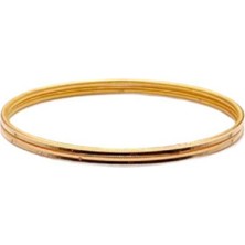 AgaKulche 20 gr 22 Ayar 2'li Ajda Kanal Altın Bilezik