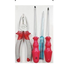 Pense Kontrol Kalemi Düz + Yıldız Tornavida 4'lü Set