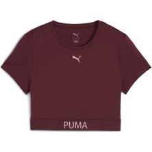 Puma Strong Tee - Short Mor Kadın Crop T-Shirt 52680596