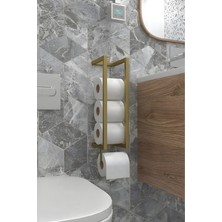 Duvar Montajlı Metal Tuvalet Kağıdı Askısı Modern Minimalist Tuvalet Kağıtlığı Banyo Toparlayıcı