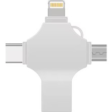 Otg 4ın1 Cep Telefonu Çok Fonksiyonlu USB Flash Bellek 128 GB Type-C, Micro Sd ve Kart Okuyucu
