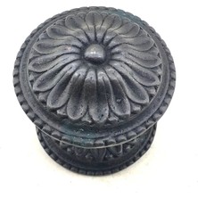 ALFA AKSESUAR 03 Antika Tarz Dekoratif Pirinç Papatya Kapı Babası - 73MM, Oksit