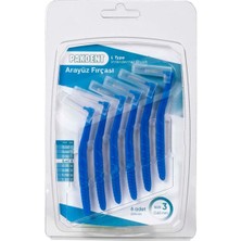 Pakdent Arayüz Fırçası 0,60 mm 6'lı - Mavi