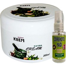 Mucizevi Krem Bölgesel Bakım Relax Kremi CRK:007 125 ml + Hediye 30 ml Çörek Otu Yağı