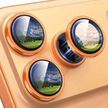 Iphone 17 Pro Uyumlu Safir Lens Koruyucu Su Geçirmez Iz Bırakmaz Kamera Koruyucu