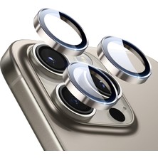 Samsung Galaxy S25 Ultra Uyumlu Safir Lens Koruyucu Su Geçirmez Iz Bırakmaz Kamera Koruyucu