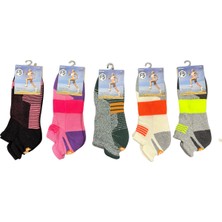 Kadın Renkli Spor Patik Çorap 5 Çift