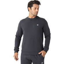 Crozwise Üç Iplik Sıfır Yaka Antrasit Erkek Sweat 6053