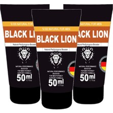 Black Lion 50 ml 3 Adet Men Booster Krem Erkeklere Özel Anlar Için Hareketlendirici Krem 72