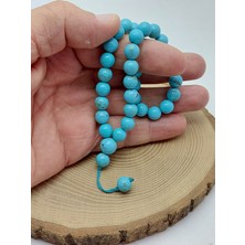 Turkuaz Taşı 33LÜK Özel Tasarım Tesbih 8mm (4674)