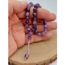 Ametist Taşı 33LÜK Özel Tasarım Tesbih 8mm (8968)