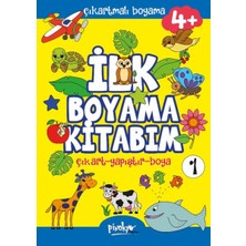 Çıkartmalı Ilk Boyama Kitabım 4+ Yaş-1