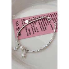 Deniz Yıldızı ve Istiridye Incili Kadın Bileklik