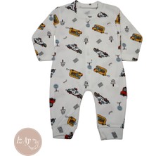 Araba Desenli Erkek Bebek Tulum