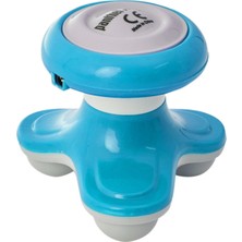 Sarı Mini Elektronik Masaj Cihazı, USB ve Pil ile Kullanılır, Rahatlatıcı ve Pratik.