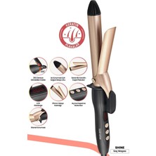 Dijital Göstergeli 25 mm Seramik Saç Maşası, Parlak ve Sağlıklı Saçlar Için Ideal