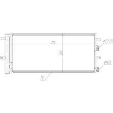 Orıs CFR580016 - Klıma Radyatoru Kondanser Mondeo 14 1.0-1.5 Ecoboost 1.5 Tdcı 2.0 Tdcı