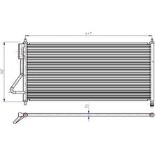 Orıs CFR106016 - Klıma Radyatoru Focus I 1.4 16V 1.8tdcı 1.6 Zetec S 16V 98 04