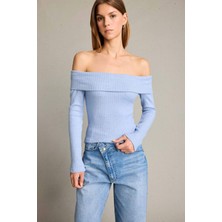 DeFacto Kayık Yaka Uzun Kollu Tişört G5054AX25WN