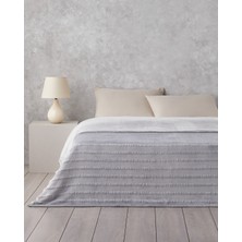 Tassel Dream Supersoft Çift Kişilik Battaniye 200X220 cm Gri