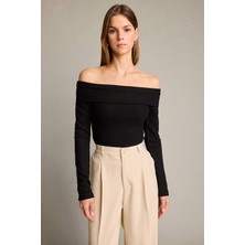 DeFacto Kayık Yaka Uzun Kollu Tişört G5054AX25WN