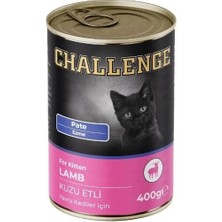 Challenge Pate Kuzu Etli Yavru Konserve Kedi Maması 400 gr