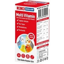 Kiki Excellent Kuşlar Için Multi Vitamin Sıvı Damla 25 ml
