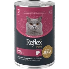 Reflex Plus Jöle Içinde Kuzu Etli Yetişkin Konserve Kedi Maması 400 gr