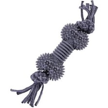 Eastland Kemik Şeklinde Ipli Plastik Köpek Çiğneme Oyuncağı 30 cm