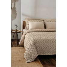 Ecocotton Anka Bej Çift Kişilik %100 Organik Pamuk Müslin Nevresim Takımı
