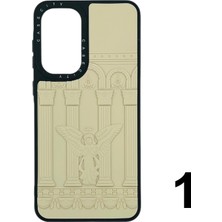 Nettech Samsung Galaxy A36 Uyumlu Casetify Kabartmalı Arka Koruma Kılıf