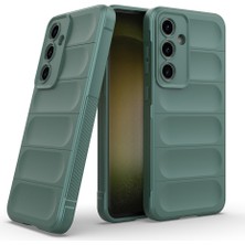 Samsung Galaxy S25 Fe Uyumlu Esnek Oyuklu Arka Yüzey Tasarımlı Şık Silikon Kapak Kılıf