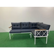 Köşe Koltuk Takımı , 2 2 Balkon-Bahçe-Kafe,çay Seti,koltuk Takımı,mutfak Köşesi Beyaz Profil