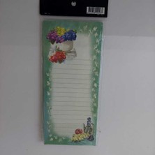 Magnetli Not Defteri – Buzdolabı ve Metal Yüzeylere Yapışan Çizgili Alışveriş ve Hatırlatma Defteri 4715708502287