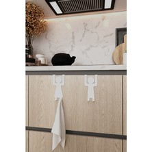 Metal Amerikan Kapı Arkası Askılık Kadın ve Erkek Figürlü 2'li Set Organizer 20X12X6 cm