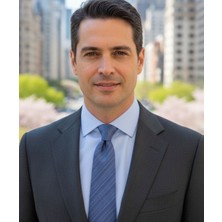 1001 Kravat Lacivert Desenli 8 cm Genişliğinde Ipek Kravat